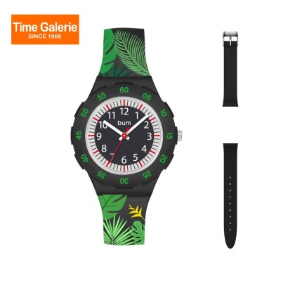 BUM B300605 Analog Dual Silicone Band Women Watch BUM B300605 Analog Dual Silicone Band Women Watch